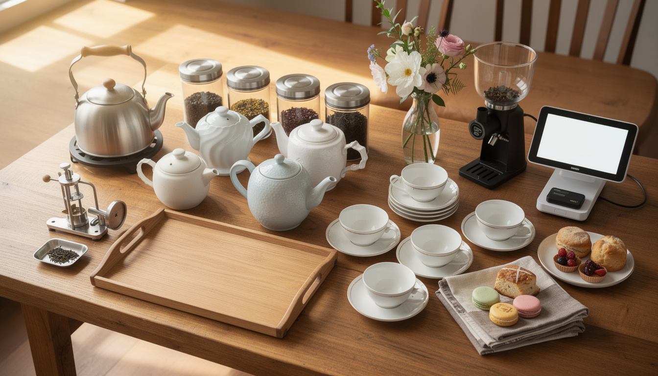 découvrez tout le matériel indispensable pour ouvrir un salon de thé : équipements, mobiliers et fournitures essentiels pour bien démarrer votre activité.
